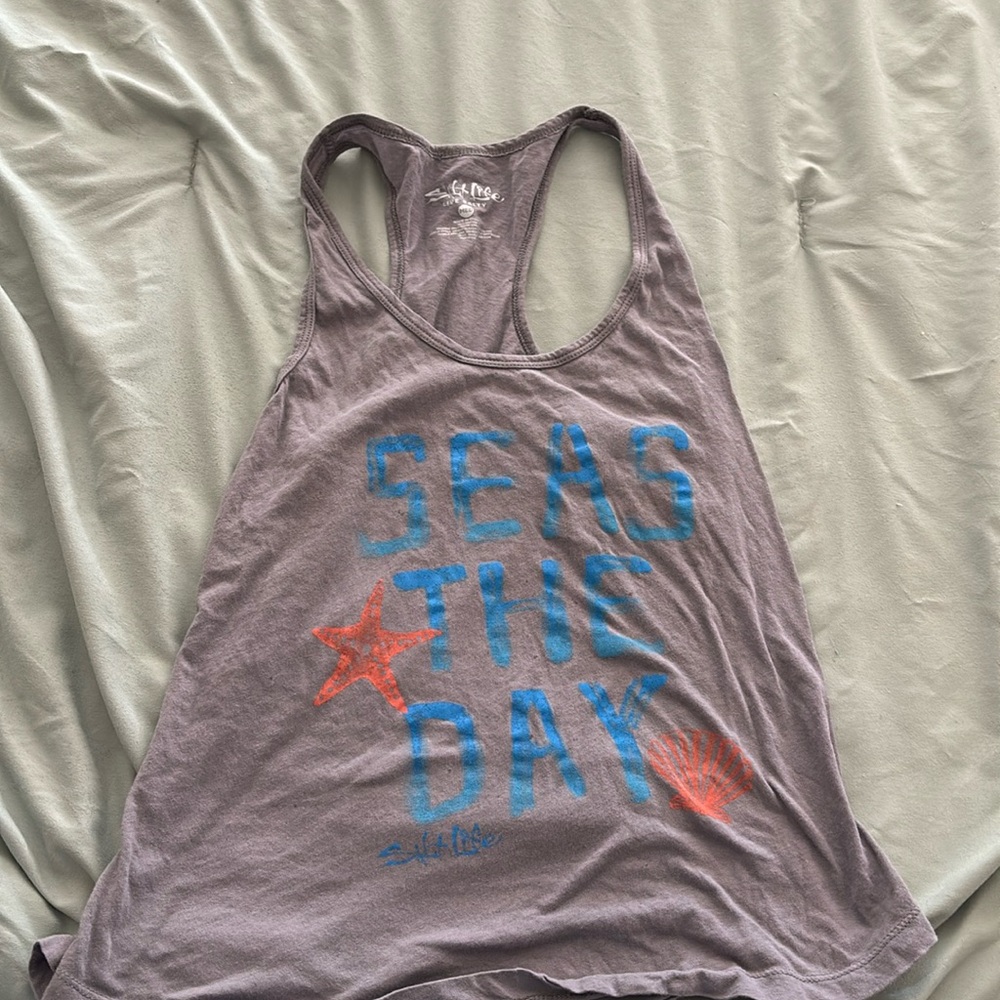Salt life tank top. Runs small-like a xs/small